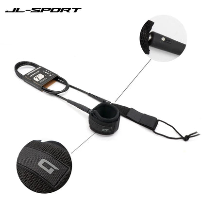 Surf Leash 6~9Ft7Mm Surfboard Leash Windsurfing SUP Straight Foot Rope Safety Leg Leash Stand up Paddle Board Surfing Accessorie