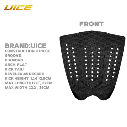 Surf Grip Pad Surf Surfboard Traction Pad Surfing Board EVA Foam Deck Pad Anti-Slip Grips Deck Pads Surfing Accessorie