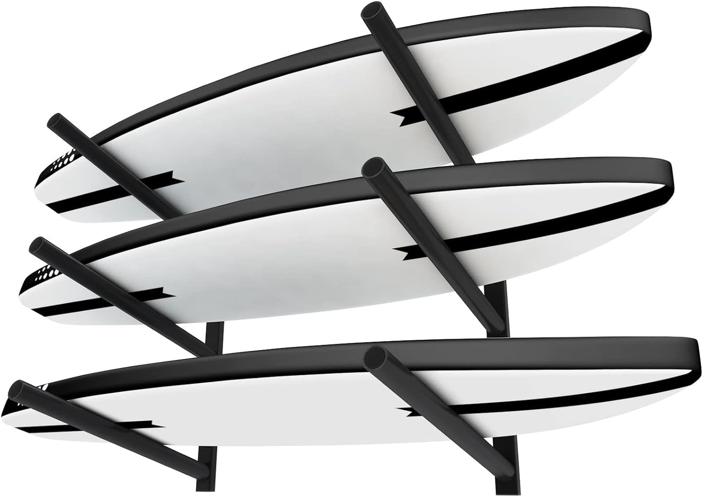 Surfboard Rack for Wall | Surfboard Wall Mount | Paddle Board Rack | Surfboard Wall Rack | Paddle Board Wall Rack | Surf Board Wall Mounts | Surf Rack for Board Storage (CJ-OT2202) (3 Layers)