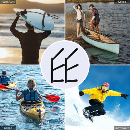 Surfboard Rack for Wall | Surfboard Wall Mount | Paddle Board Rack | Surfboard Wall Rack | Paddle Board Wall Rack | Surf Board Wall Mounts | Surf Rack for Board Storage (CJ-OT2202) (3 Layers)